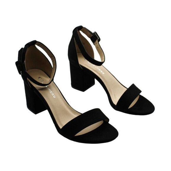 Jody Womens Buckle Dressy Block Heel Sandals - Picture 2 of 9